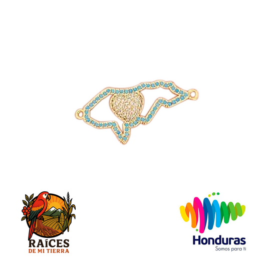Dije de mapa de Honduras